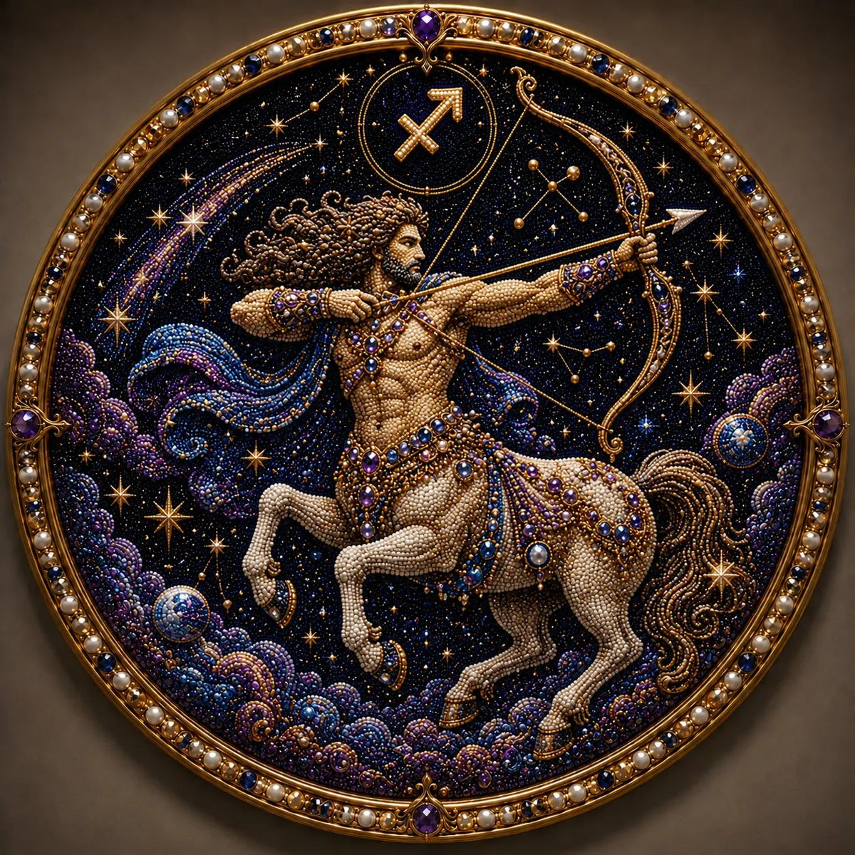 🔥 Last Day 49% OFF - 💎 12 Zodiac Signs Pearl Art Kit ♈🌙 (📦Buy 2 Free Shipping)