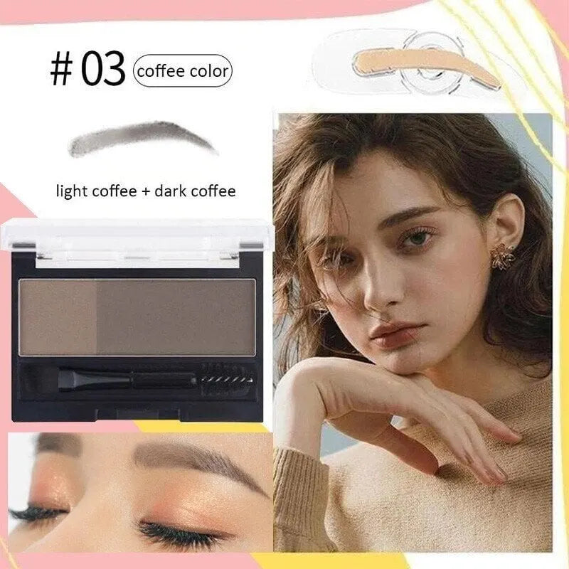 (Summer Hot Sale - 47% OFF)2 in 1 Double Colors Eyebrow Powder(Buy 3 Free Shipping)