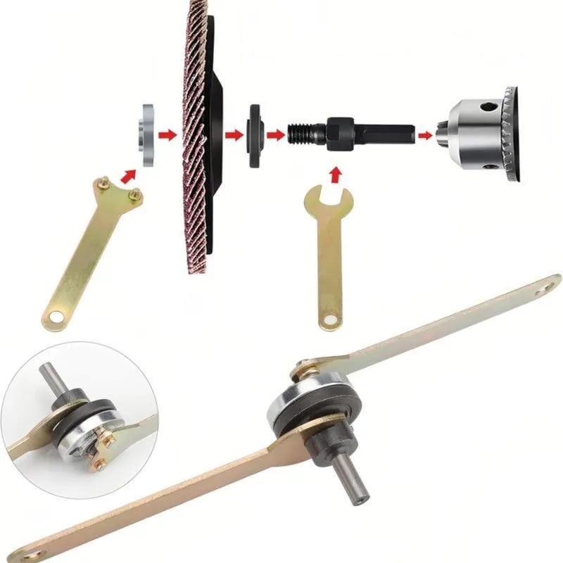 🔥HOT SALE🔥Conversion Angle Grinding Adapter Connecting Rod Kit for Electric Drill