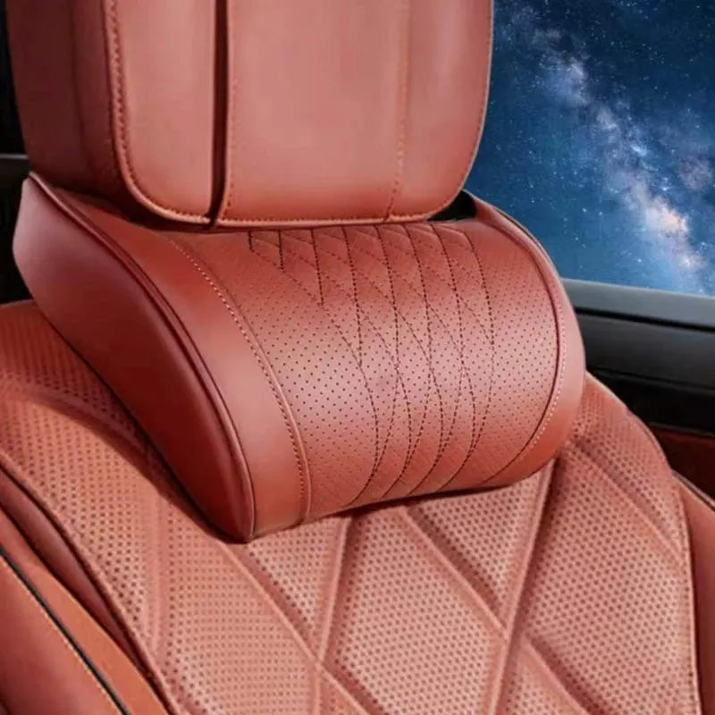 🎉💤 Relieve Driving Fatigue! Universal Memory Foam Car Headrest Neck Pillow, Ergonomic Support Auto Neck Cushion for Long Road Trips