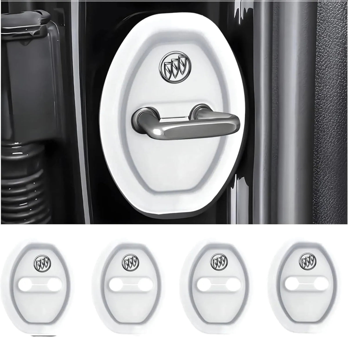 Eptchn Universal Silicone Car Door Covers Protector (4 PACK)