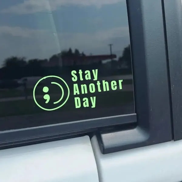 🔥LAST DAY 50% OFF - 🎗️Share Pack❤️ SAD Mental Health Awareness Car Decal (5 Pcs)