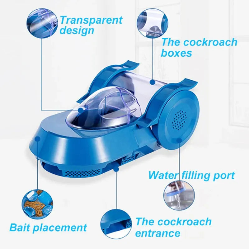 🥳2026 HOT SALE🥳💞50K+ SOLD!🪳🛡️ ! Household Cockroach Trap – Powerful bait, enclosed design. Reusable, eco‐friendly. Keep kitchen pest‐free. ✨🍽️