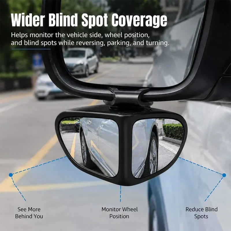 🎉🚗 360° Blind Spot Wide-Angle Rearview Mirror