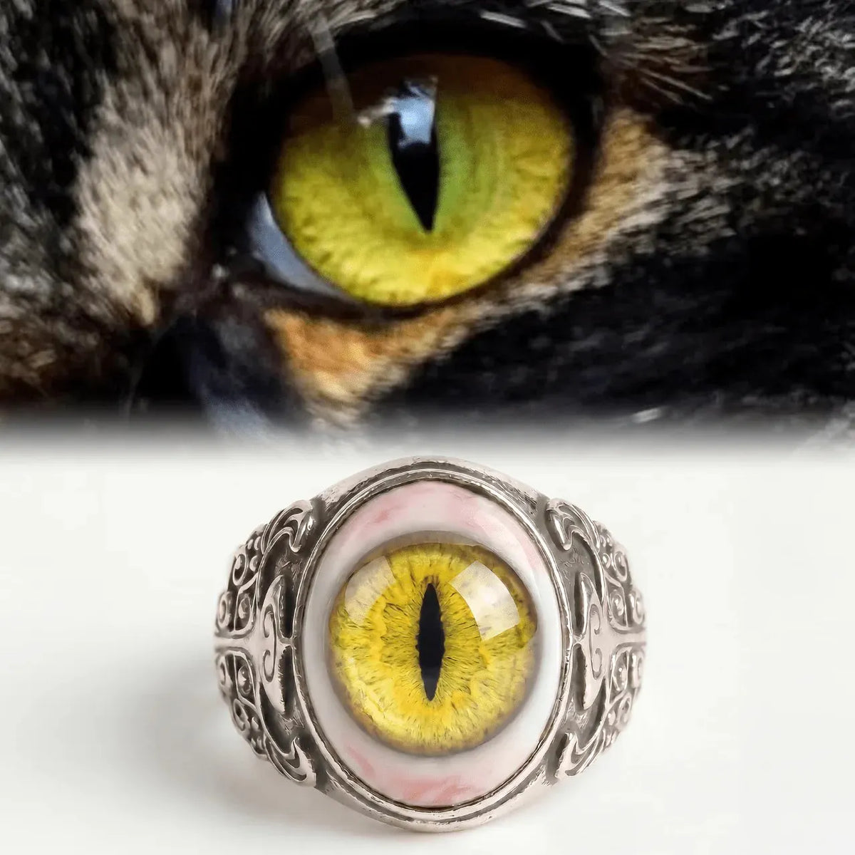 🔥Last Day 49% OFF - 👁️Eyeball Ring in Vintage Victorian Gothic Style