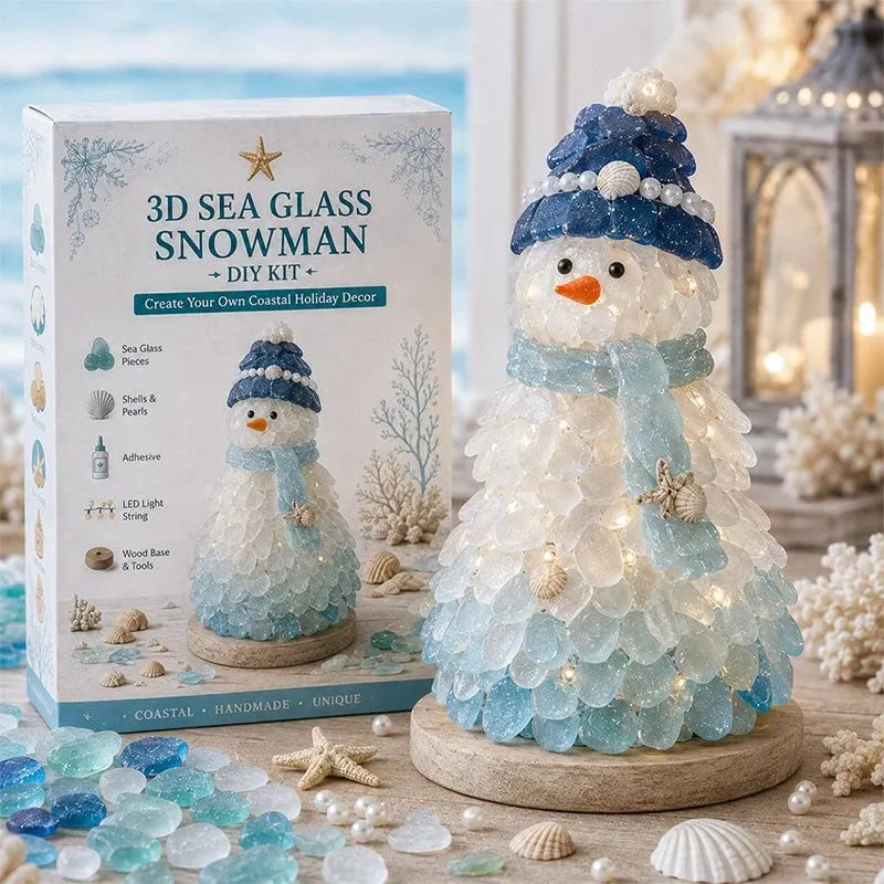 🎉 -DIY 3D Sea Glass Art Kit🌊✨