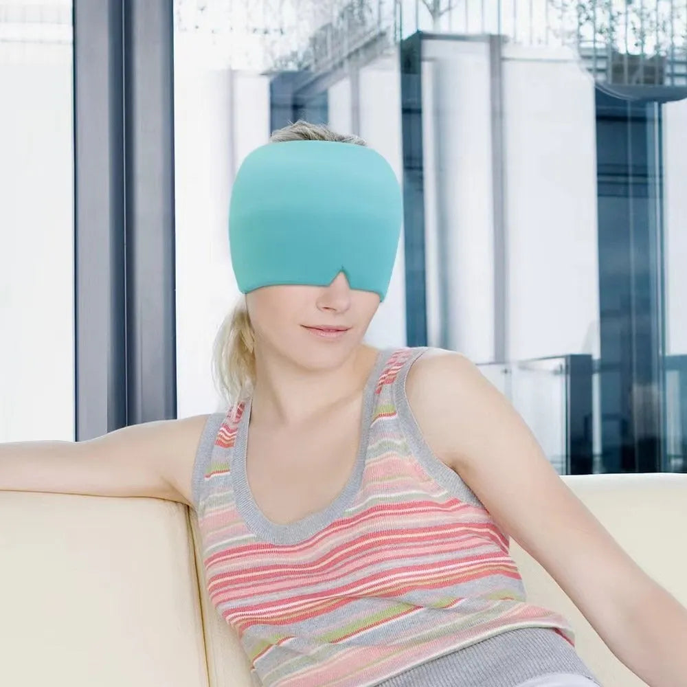Hot sale 48% off -  Headache Relief Hat Cold Compress Hood
