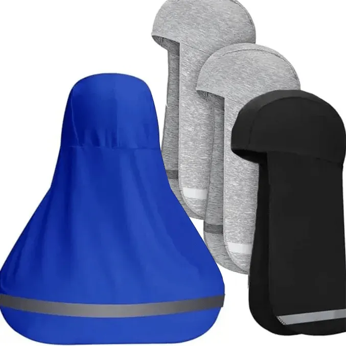 4 Pieces Hard Hat Sun Shade with Neck Flap – Cooling Skull Cap for Outdoor Work, Fishing & Hiking