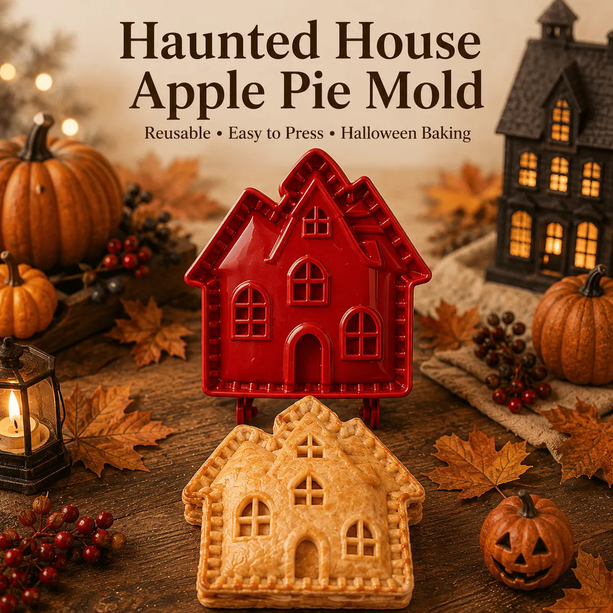 🔥Last Day 50% OFF - 🎃🥧 8-Piece Halloween Mini Hand Pie Mold Set