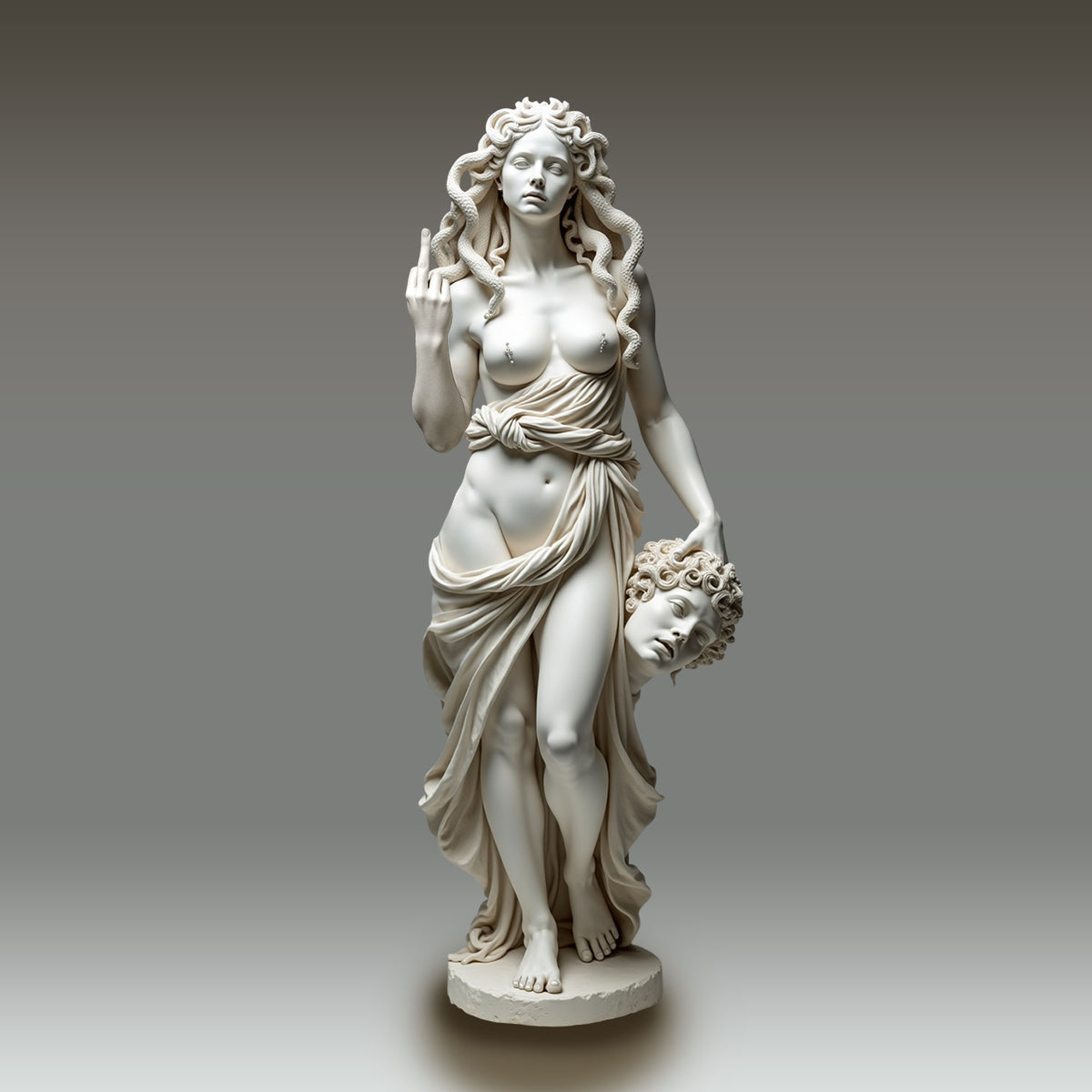 🎨✨🎄Medusa with Attitude - The original “Talk to the Hand” icon!