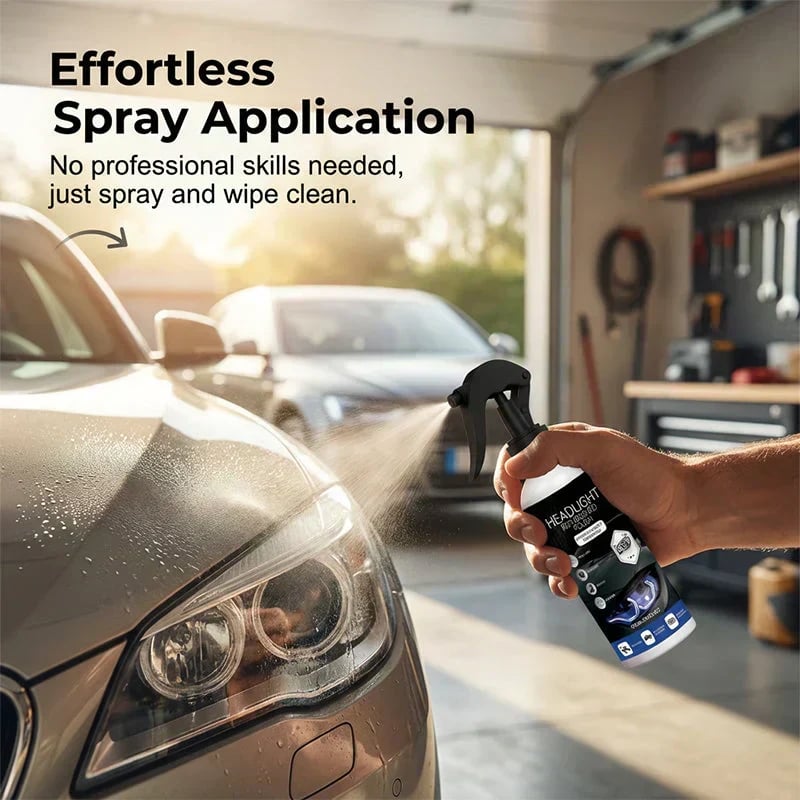 🎉🚗 49% OFF !!! 🔆 Professional Car Headlight Restoration Kit – Removes yellowing & scratches, restores clarity & UV protection – easy DIY solution ✨