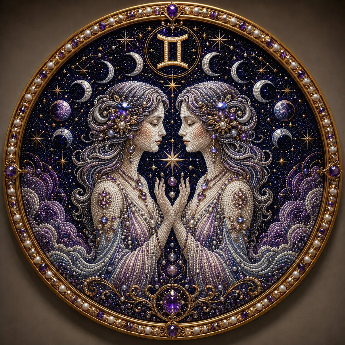 🔥 Last Day 49% OFF - 💎 12 Zodiac Signs Pearl Art Kit ♈🌙 (📦Buy 2 Free Shipping)