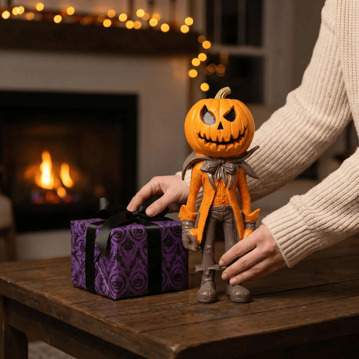 🎉🌟👻Halloween Pumpkin Man Figurine/Decoration🎃