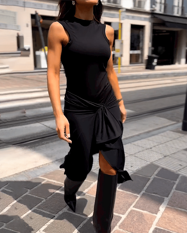 Sleeveless Slim Fit Long Dress