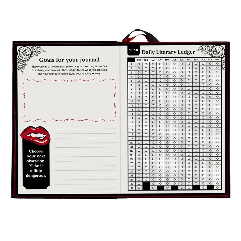 🔥Last Day 50% OFF - 🖤🌶️A Little Wicked Reading Journal📖