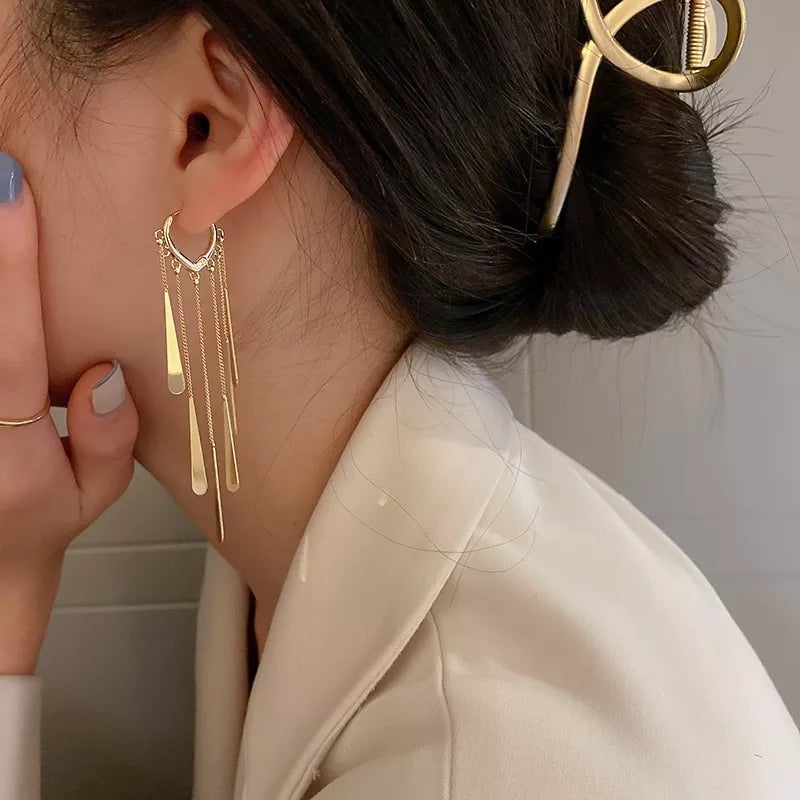 FASHION LONG TASSEL EARRINGS