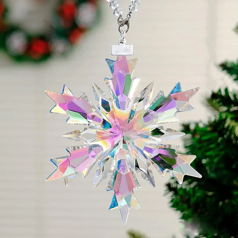 🔥LAST DAY 50% OFF - ❄️🌈Crystal Snowflake Suncatcher