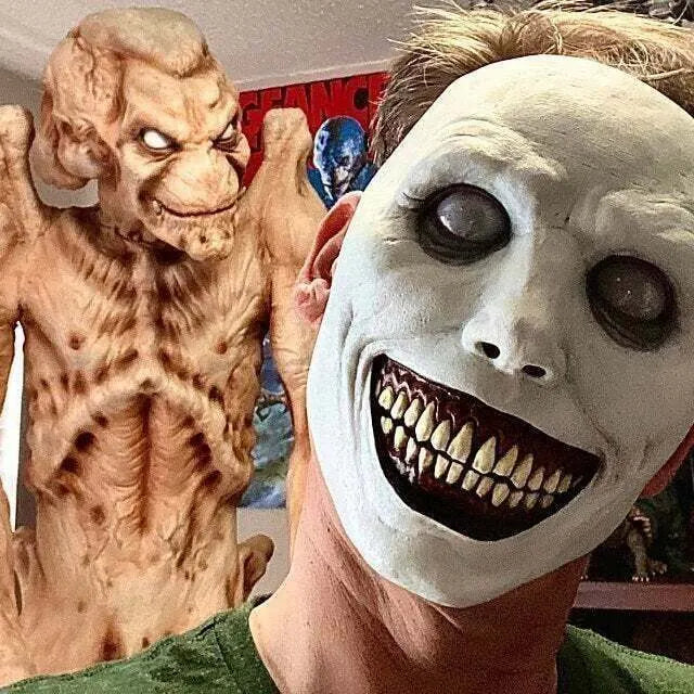 (🎃HALLOWEEN PRE SALE - 49% OFF) Halloween Special-Demon Mask 👻👻Creepy Halloween Mask