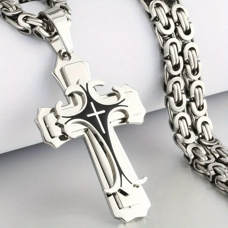 Men's Vintage Unique Cross Necklace