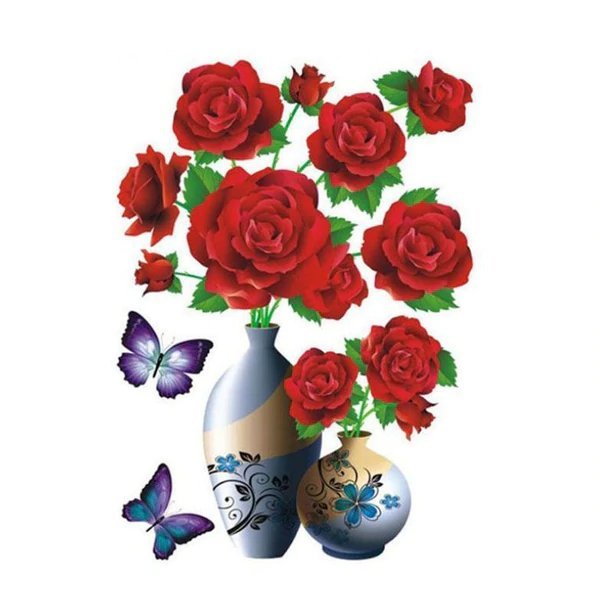 🔥LAST DAY 49% OFF🔥Best Gift For Holiday 3D Vase Sticker