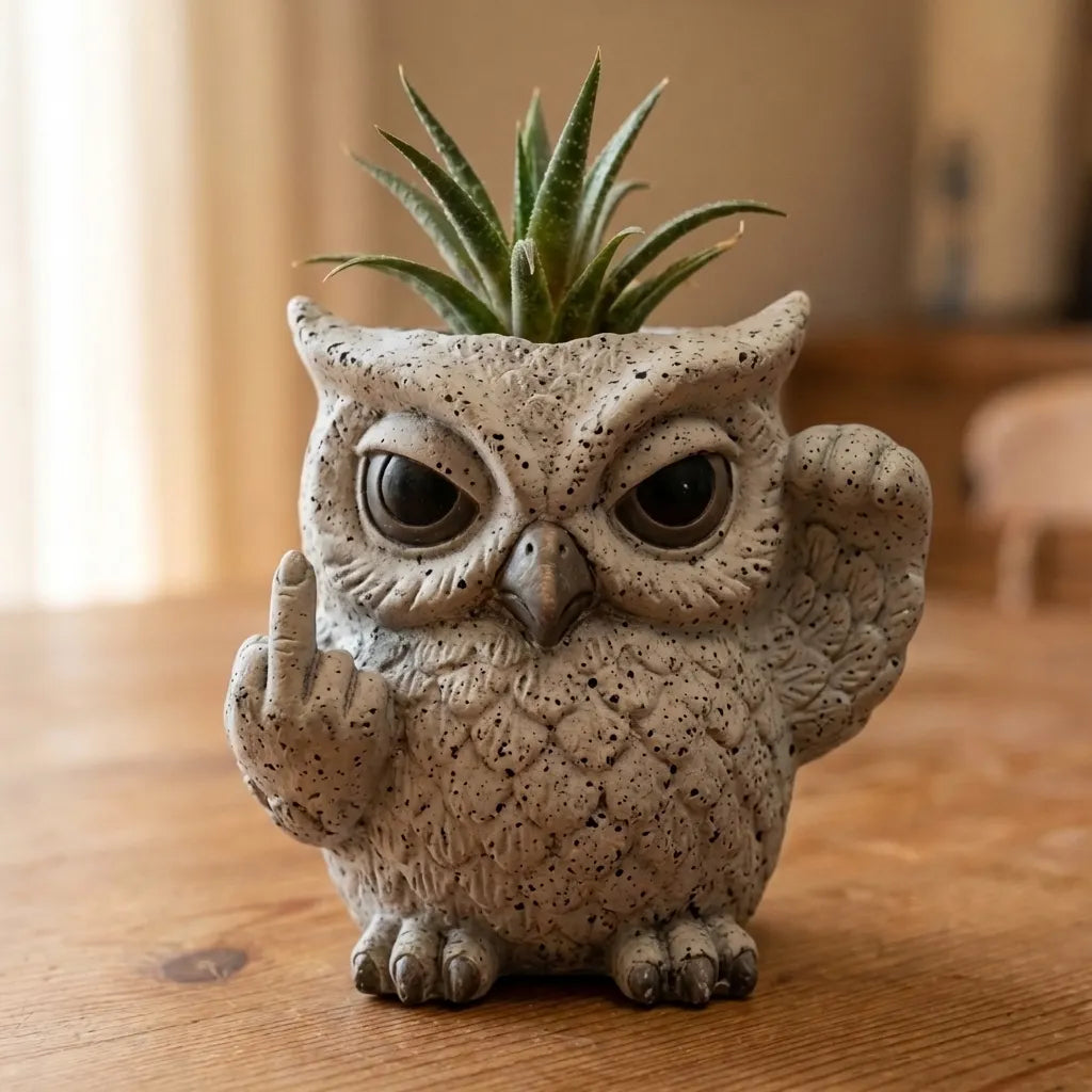 🔥Mother's Day Sale 49% Off😂Funny Animal Succulent Planter – Cute Attitude Plant Pot