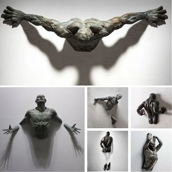 🔥Last 4 hours Sale: Save $20 -🔥Art Wall Decor Human Body Sculpture