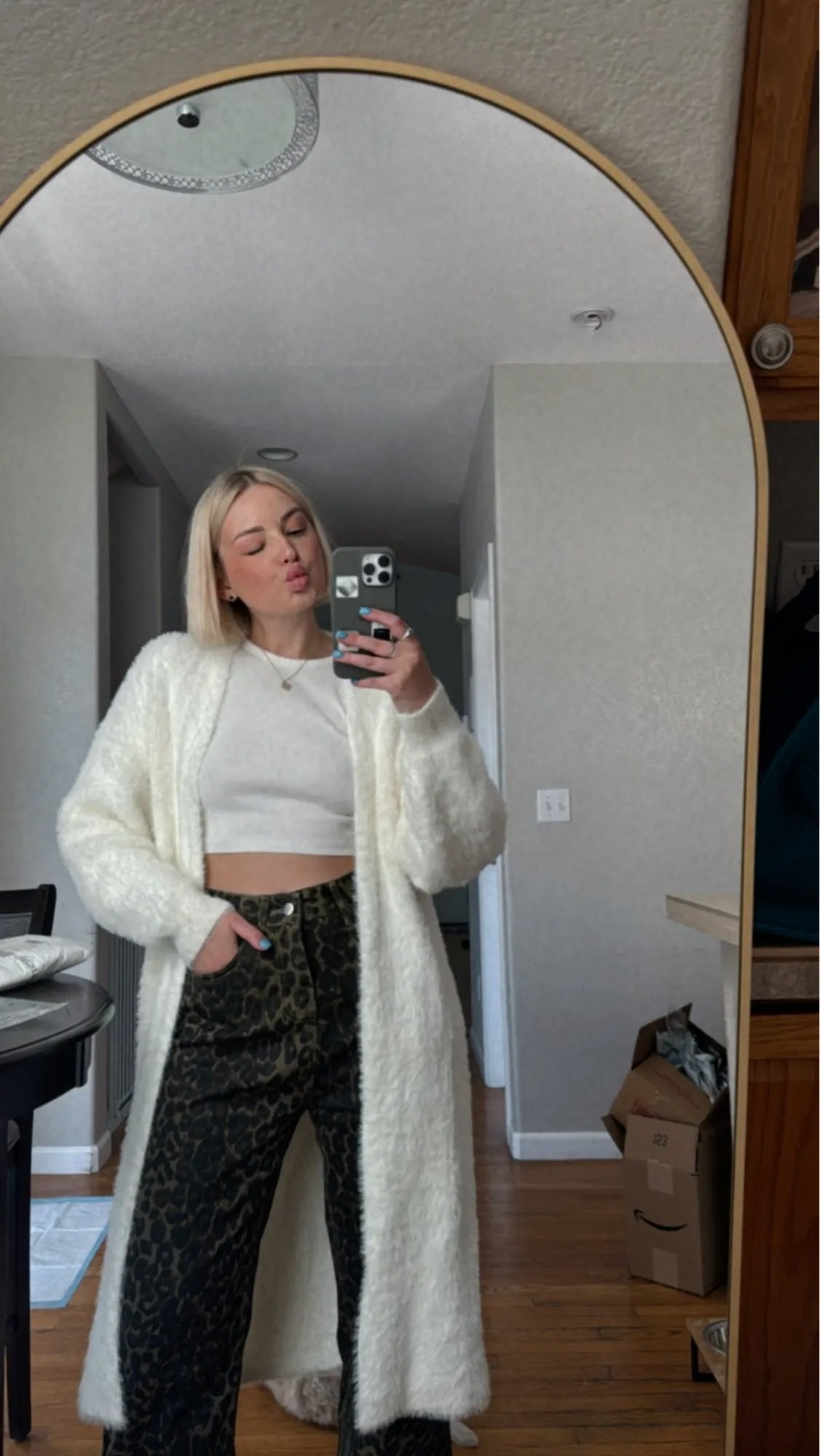 Viral Leopard Print Jeans