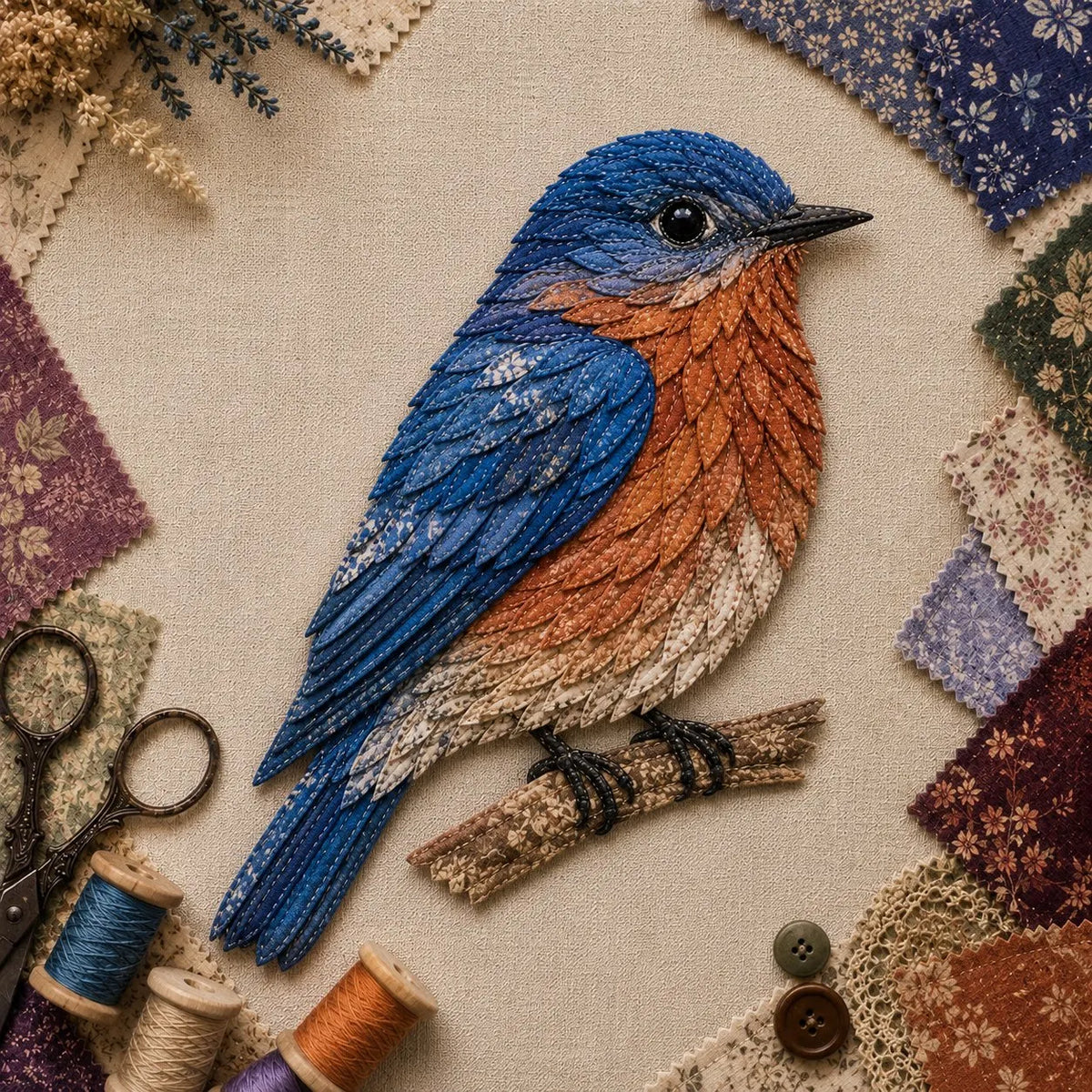 🔥HOT SALE🔥DIY Patchwork Bird Hanging Kit