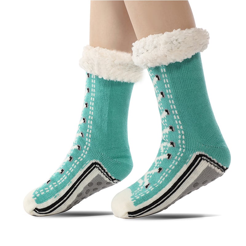 🎅Xmas Sale 49% OFF🎄 Ultra-thick Cashmere Slipper Home Socks