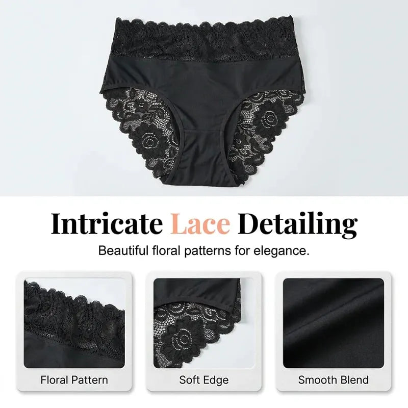 📢📢48% OFF !! ⏰Women's Soft Breathable Lace Briefs