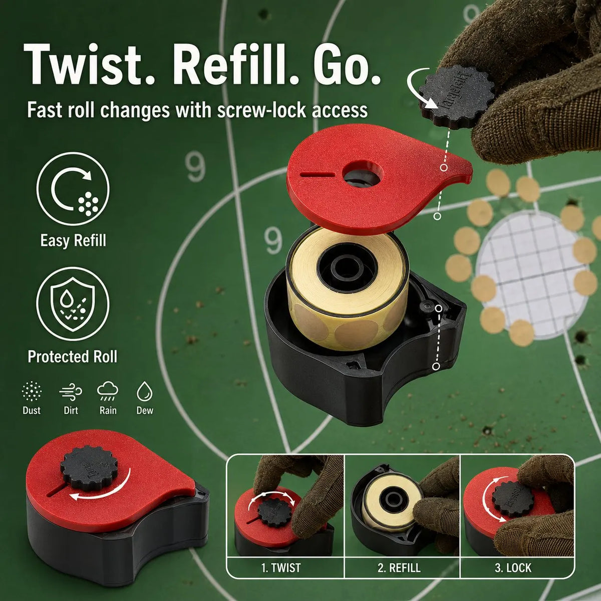 🔥HOT SALE🔥Shooting Target Sticker Dispenser 🎯