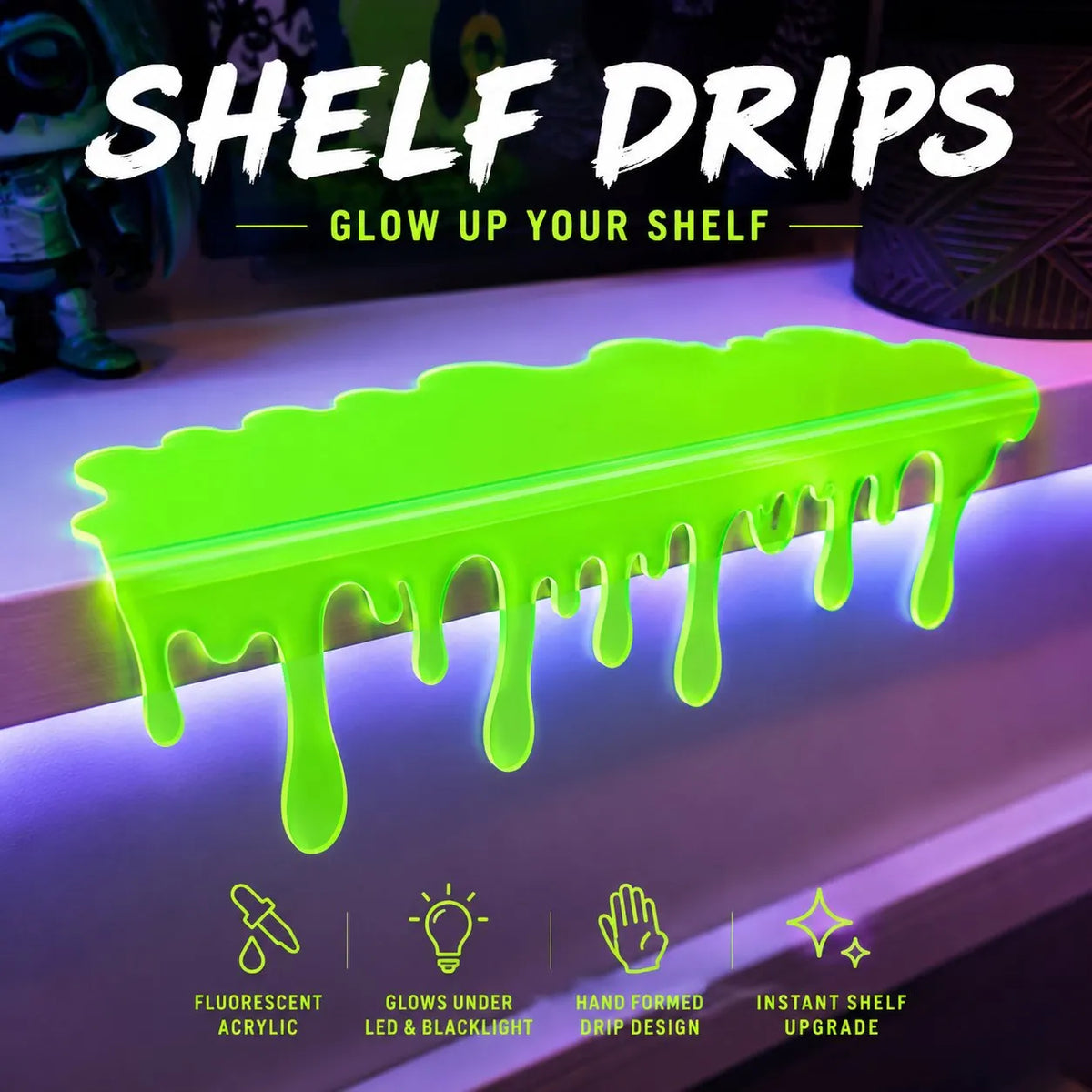 🧪✨ Shelf Drips – Glow-Up Your Setup Instantly