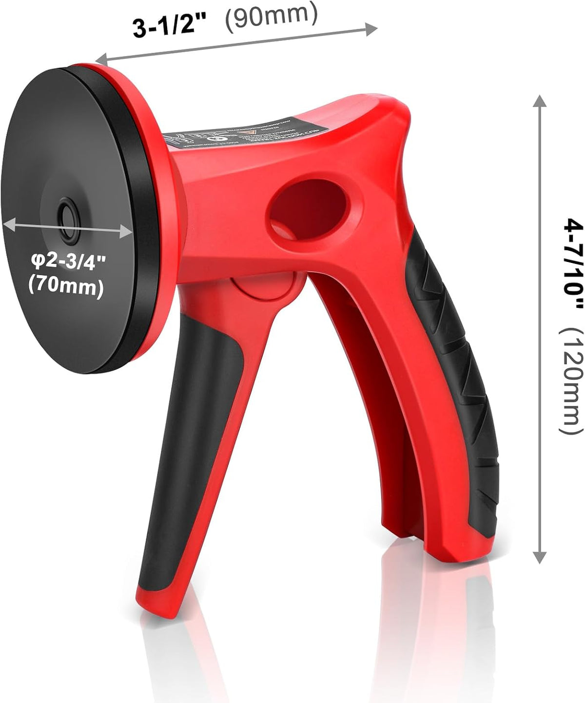 🛠️One-Hand Pistol Grip Suction Cup Lifter with Quick Release Lever, Heavy-Duty Vacuum Suction Puller for Car Dent Repair, Glass, Tile & Smooth Flat Surfaces