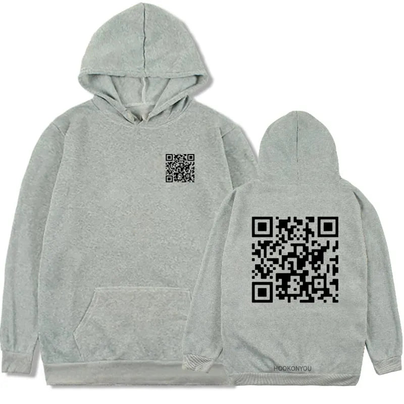Funny FU QR Code Hoodie(Buy 2 Get Free Shipping)