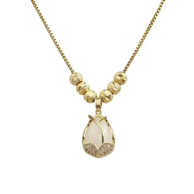 🌸 30% OFF NOW! 🌸Elegant Tulip Pendant Necklace