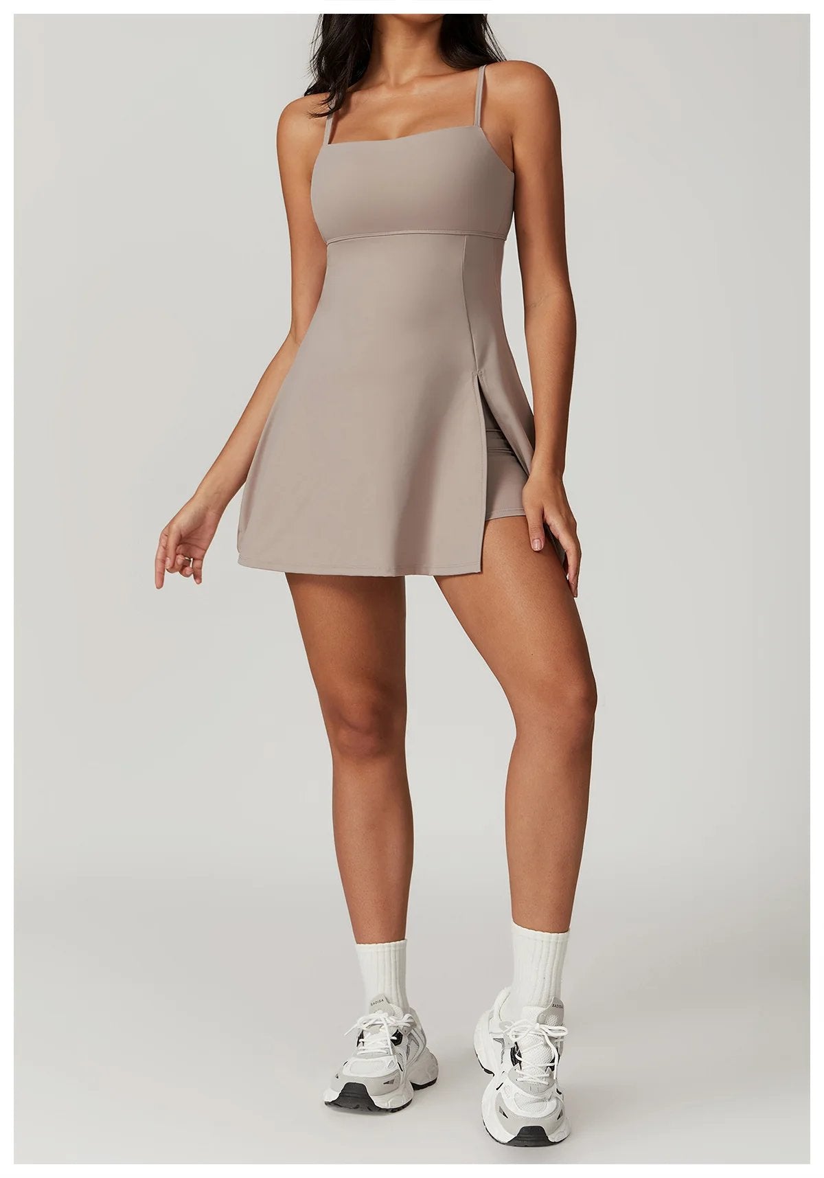 ✨[Official Brand Store]2 in 1 Split Hem Sports Dress(🔥Limited Time Discount)