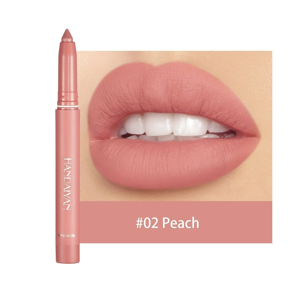 12 Color HANDAIYAN Rotating Sharpenable Matte Lipstick Pencils- Buy 2 Get 1 Free