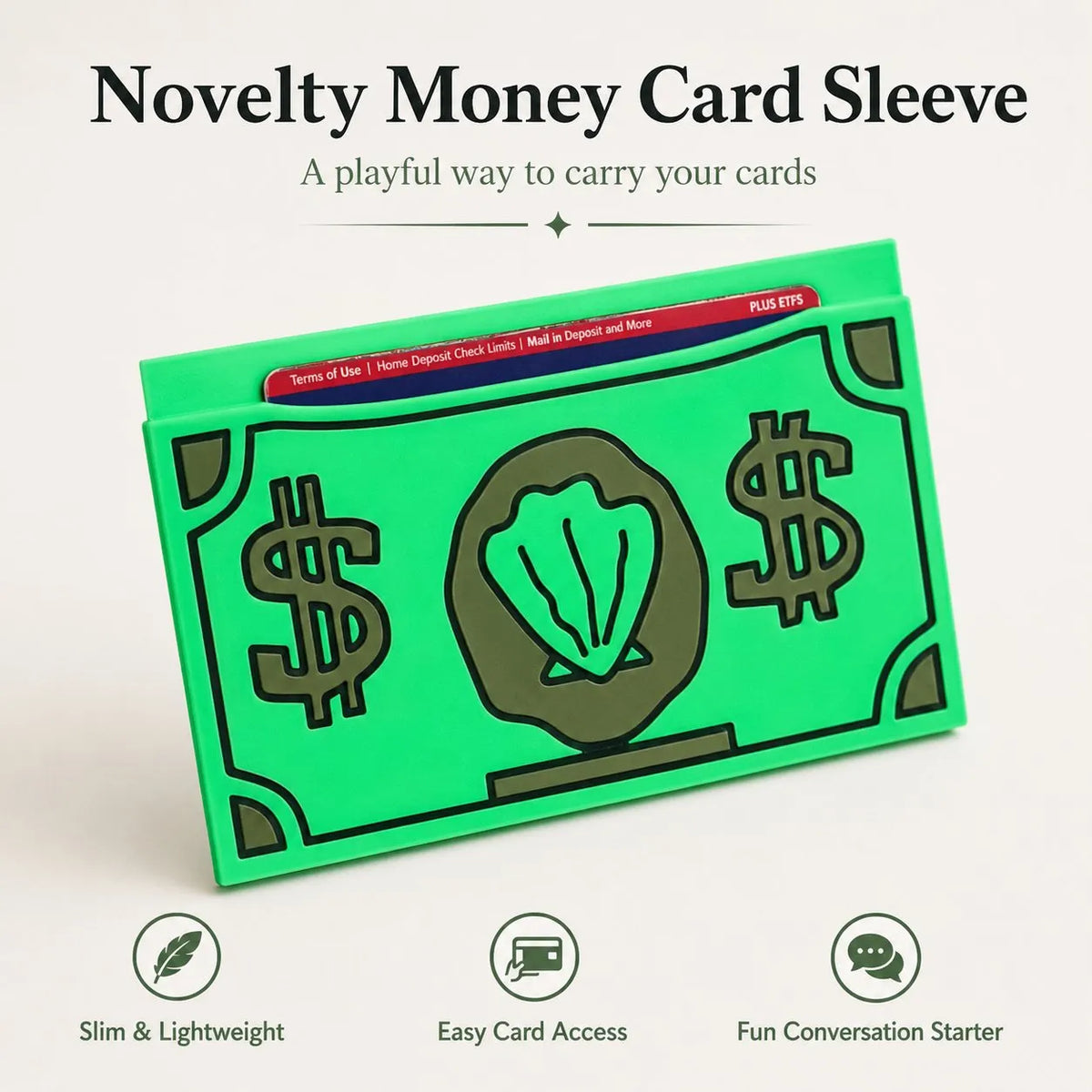 🎉💸 The Hilarious Cash-Style Card Holder Everyone Will Ask About 🧽✨