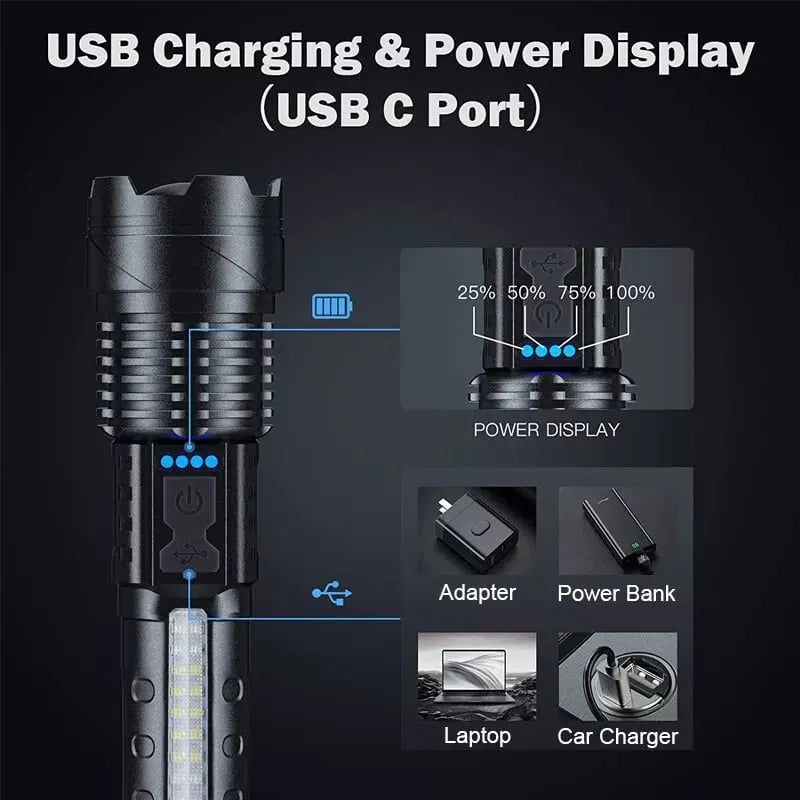 🔥HOT SALE 49% OFF🔥New Upgraded A70 Tactical LED Flashlight