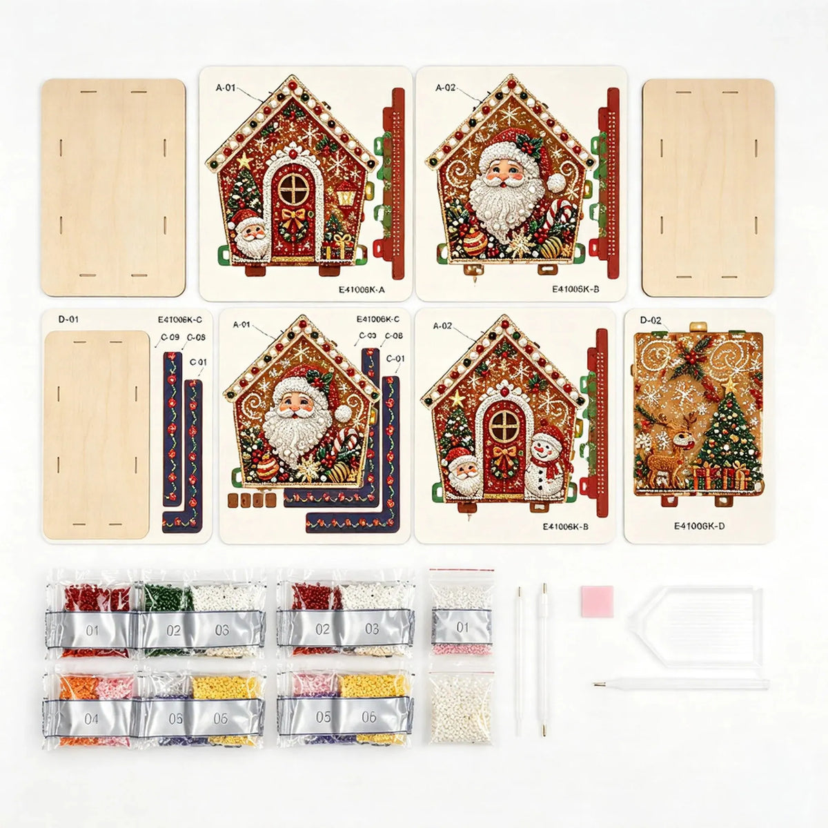 🎉 Plymagic DIY Pearl Art - Christmas Collection