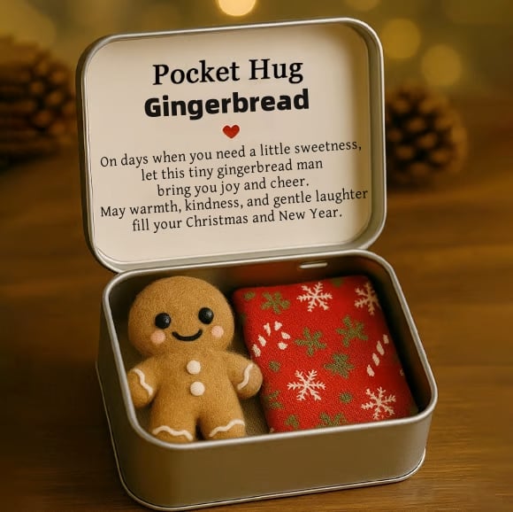 🔥Early Christmas Sale 50% -🎄❤️Christmas Pocket Hug Gift with Stocking🧦