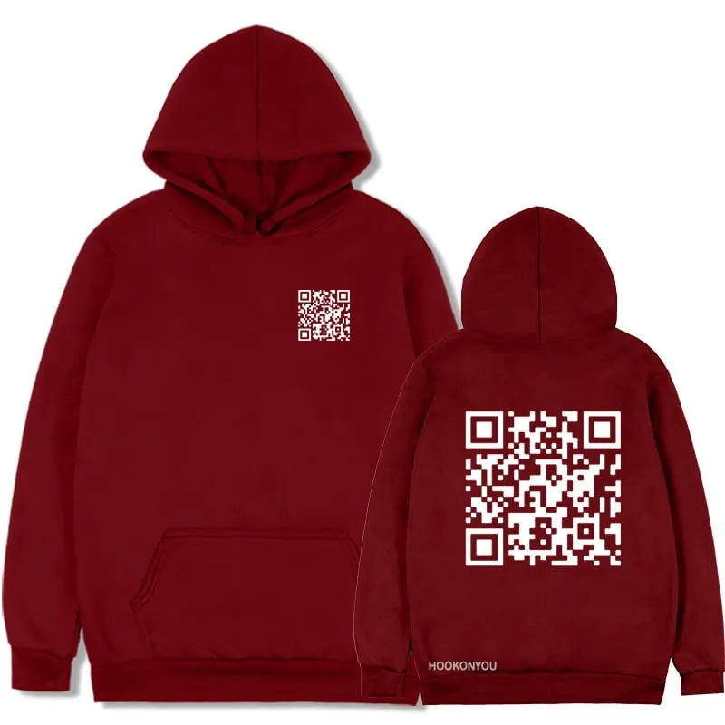 Funny FU QR Code Hoodie(Buy 2 Get Free Shipping)