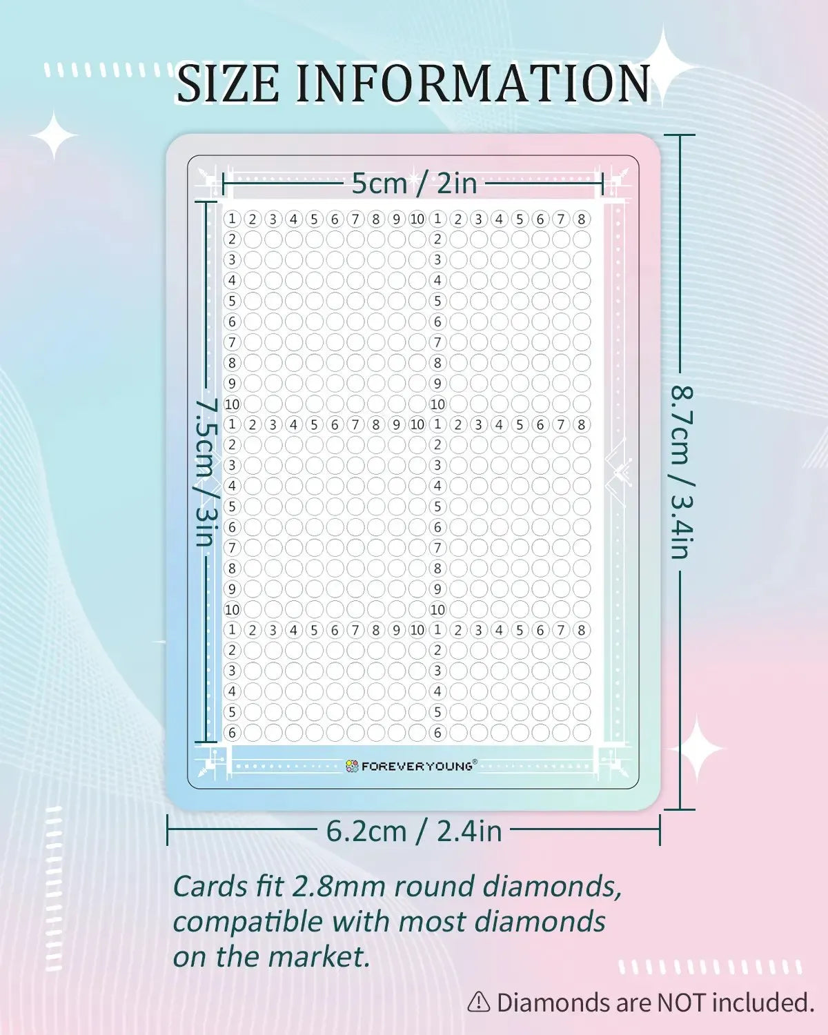 Turn Leftover Drills Into Art | Freestyle Mini Diamond Art Cards, 30PCS Cute Pixel DIY Craft Cards for Diamond Painting Lovers