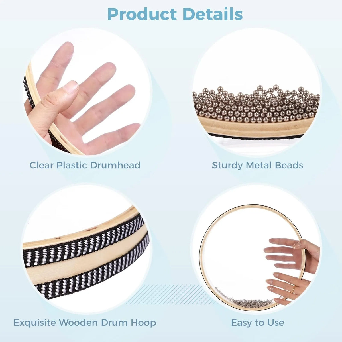 🎁New Year Hot Sale: Save 50% -💥4/6/8/10/12 Inch Ocean Drum