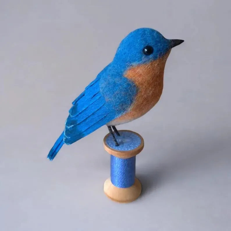 🎈Handmade Wool Songbirds – Eco-Friendly Needle Felted Birds🐦✨