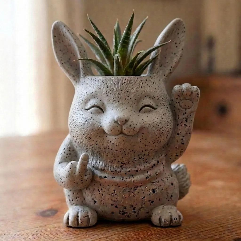 🔥Mother's Day Sale 49% Off😂Funny Animal Succulent Planter – Cute Attitude Plant Pot