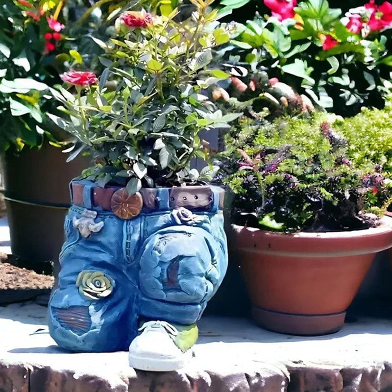 ⏳Limited-time 50% off⏰Creative 3D Jeans Shaped Flower Pot👖🪴