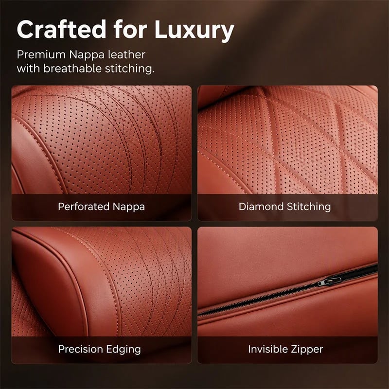 🎉💤 Relieve Driving Fatigue! Universal Memory Foam Car Headrest Neck Pillow, Ergonomic Support Auto Neck Cushion for Long Road Trips