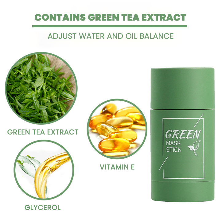 Green Tea Clay Stick Face Mask