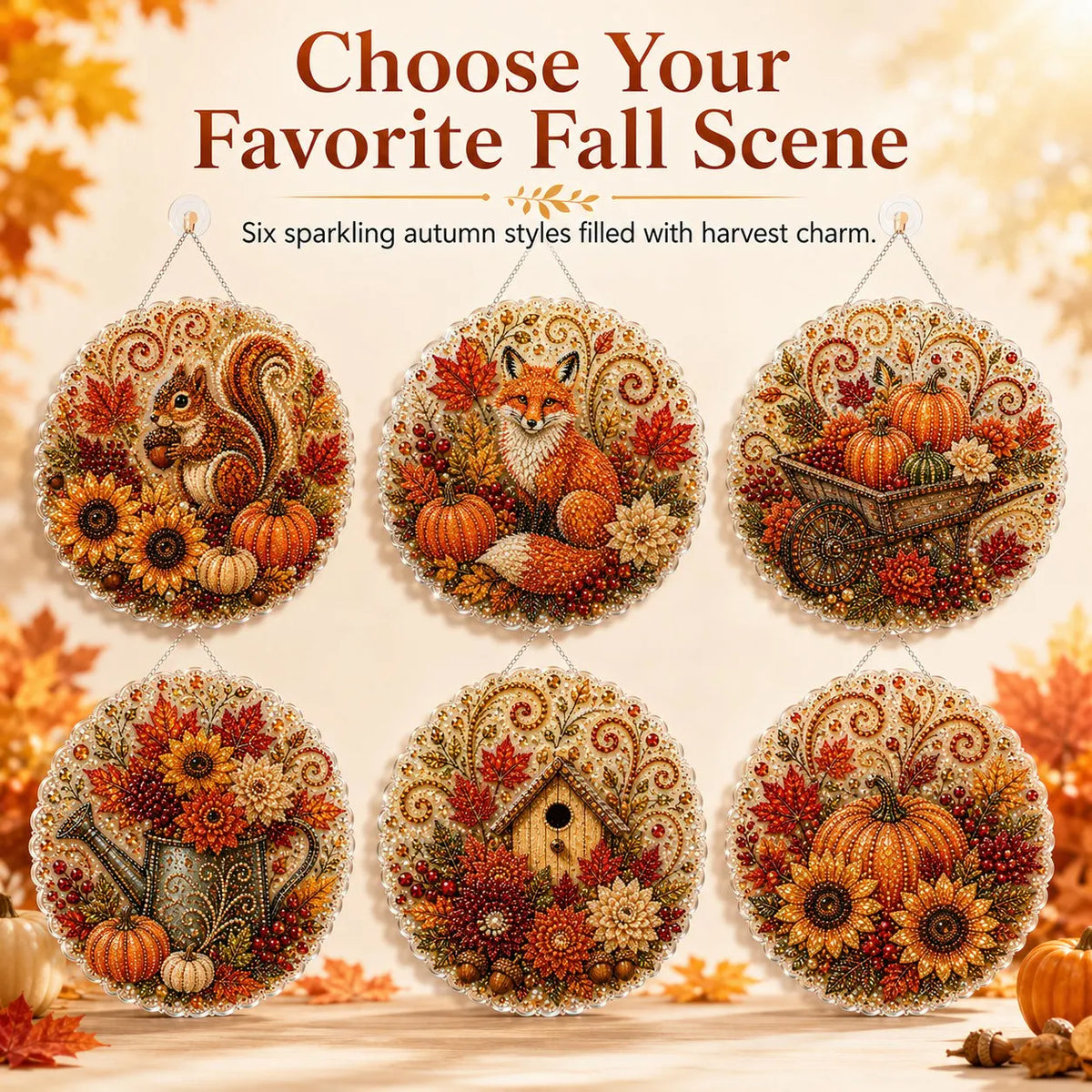 🔥Last Day 49% OFF - 🍂✨Autumn Diamond Painting Hanging Ornament(📦Buy 2 Free Shipping)